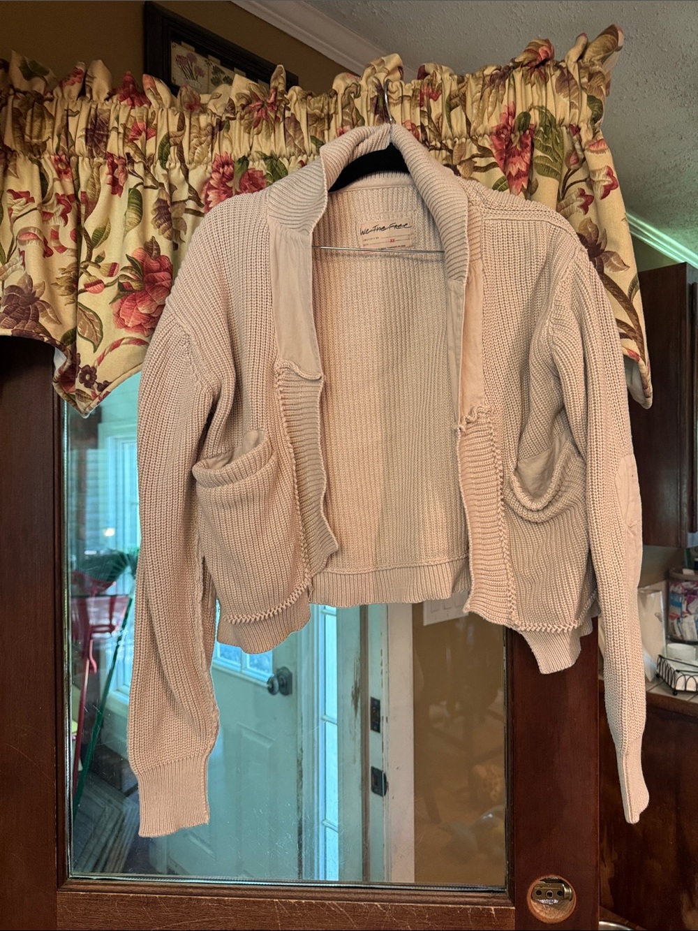We The Free Blush Open-Front Knit Cardigan